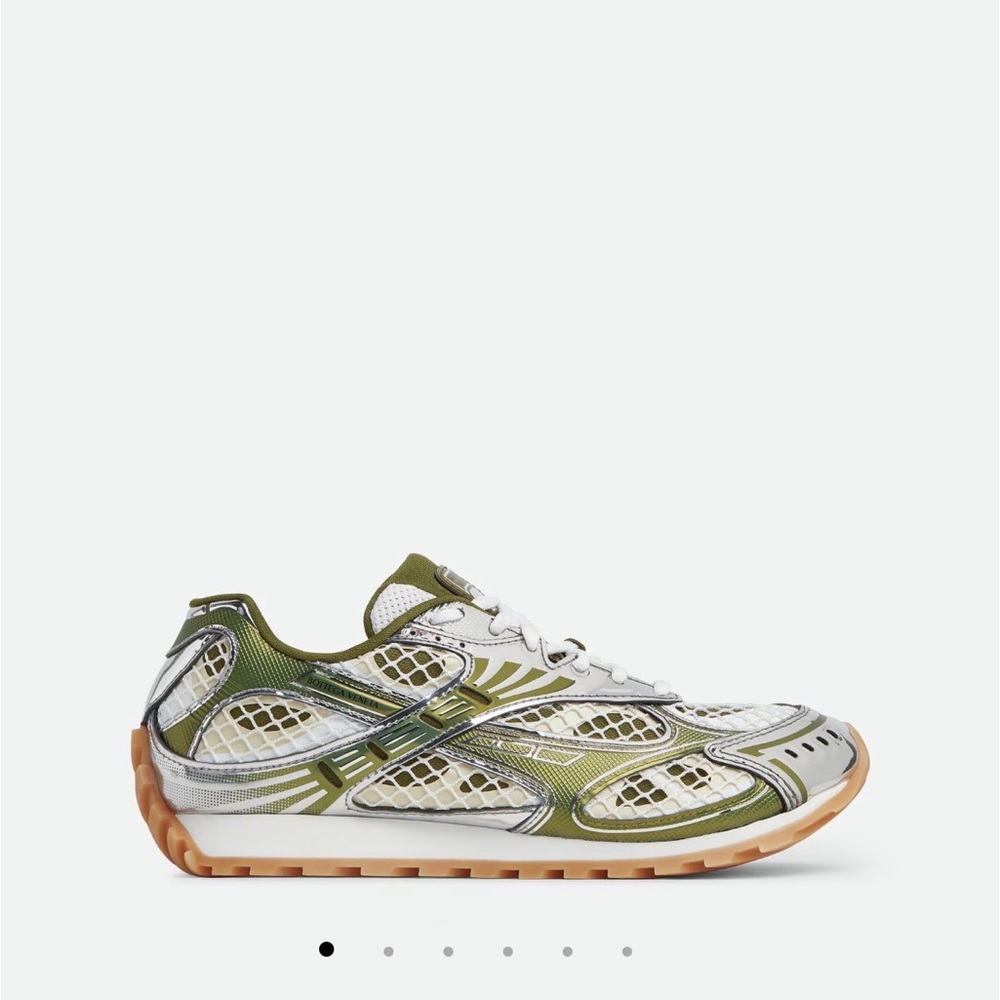 Bottega Veneta Silver and White Women's Shoes